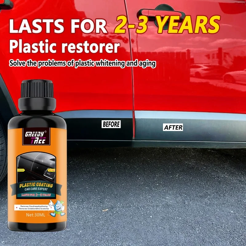 Polierwachs für den Autoinnenraum, Sanierungsmittel für Kunststoffteile, Innenglanzverstärker, langanhaltender Glanz Image
