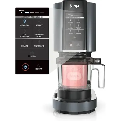Ninja CREAMi, Ice Cream Maker, Ice Cream, Gelato, Sorbet ,Milkshakes, Mix-ins, Smoothie Bowls &