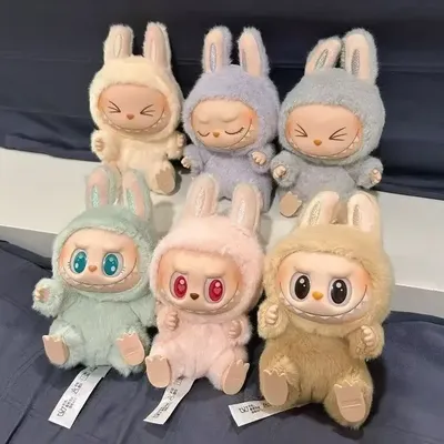 Spot Labubu Sit Sit Party Series Blind Box Labubu2 Generation Enamel Plush Cute Pendant Birthday