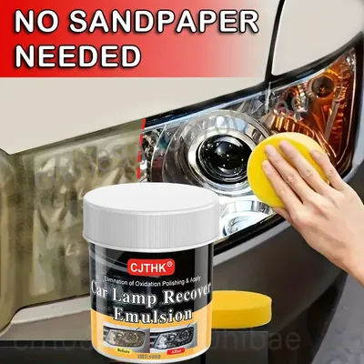 Car Headlight Restoration Polishing Kits Headlamp Scratch Remover Repair Cleaning Paste Remove