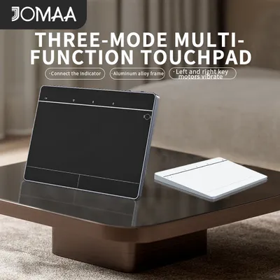 Wired & Wireless Metal Touchpad for PC Computer & Laptop, Rechargeable Trackpad Travel-Friendly