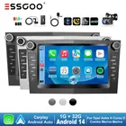 ESSGOO Autoradio Android 14 1+32GB con Apple CarPlay per Opel Corsa C D Astra G H Zafira B Vectra -