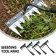 5/6/7/8 Denti Giardino Mano Rastrello Fattoria Strumento Diserbo Scarificatore Agricola Chiodo Erpice Erpice di Metallo Giardino DiserboTool