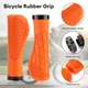 1 paio manopole per manubrio per mountain bike antiscivolo comode manopole per bicicletta con serratura manopole per bici MTB in gomma morbida parti per bici da ciclismo
