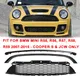 Auto Griglia Anteriore Paraurti Paraurti Anteriore Trim Splitter Spoiler Telaio per Mini R55 R56 R57 R58 R59 Cooper S e JCW Solo 2007-2015