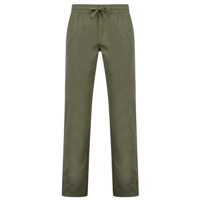 Trousers Renn Cotton Linen Comfort Fit Elasticated Waist Trousers in Light Khaki / XXL - Tokyo Laundry