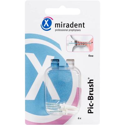 Miradent - MIRADENT Interdentalbürste PIC-Brush fein weiß Zahnbürsten & Zungenreiniger 6 ct Image