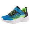 Sneaker SKECHERS KIDS "MICROSPEC ADVANCE", Kinder, Gr. 32, bunt (schwarz, limette), Textil, Lederimitat, kontrastfarbene Details, sportlich, Schuhe, Freizeitschuh mit Klettverschluss, Größenschablone zum Download
