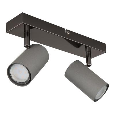 GLOBO LIGHTING Deckenstrahler "ROBBY", schwarz (schwarz, chrom), 2 flammig,, Lampen, Deckenspot, GU10 Fassung, Wohnzimmer, Flur Image