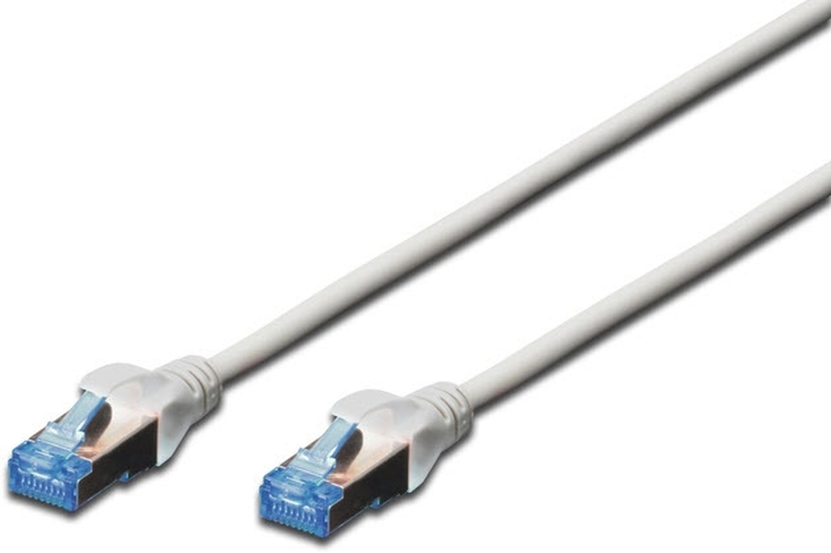 ASSMANN DIGITUS CAT 5e U-UTP Patchk. Cu, PVC AWG 26/7, 1,5 m, GR Image