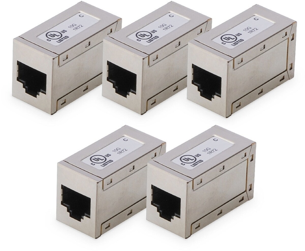 ASSMANN DIGITUS CAT 6, modulare Kupplung, geschirmt - 5 Stk. Image