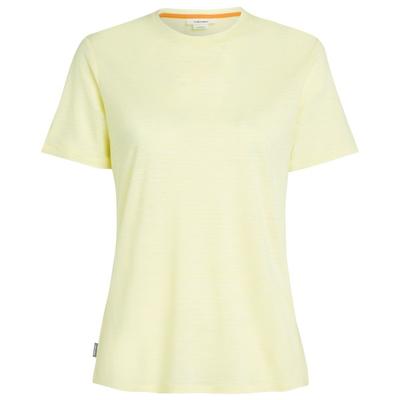 Icebreaker - Women's Merino Linen S/S Tee Stripe - Merinoshirt Gr XS gelb Image