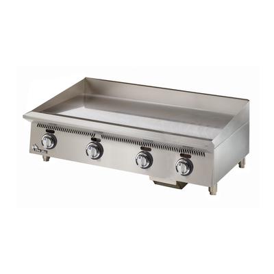 Star 848TCHSA LP 48" Ultra-Max Gas Commercial Griddle w/ Thermostatic Controls - 1" Chrome Plate, Liquid Propane, Stainless Steel, Gas Type: LP