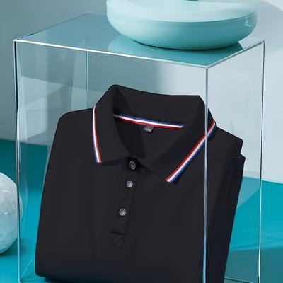TEMU Men' Business Casual Shirts, Classic And Simple Men's Shirts, Minimalist Button Shirts For Men. Image