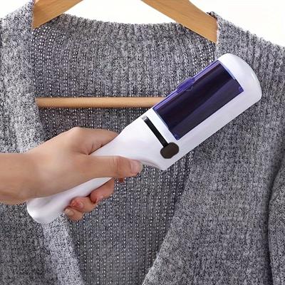 TEMU 1pc Portable Pet Hair Removal Roller - Reusable Lint Brush For Fur, Ideal For Clothing, Furniture, Carpets, Easy Tool, Pet Hair Remover Tool Image