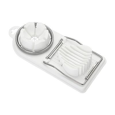 TEMU 2-in-1 Egg Slicer & Cutter - Multifunctional Kitchen Gadget For Hard Boiled Eggs, Cooking, Camping & Dining Image