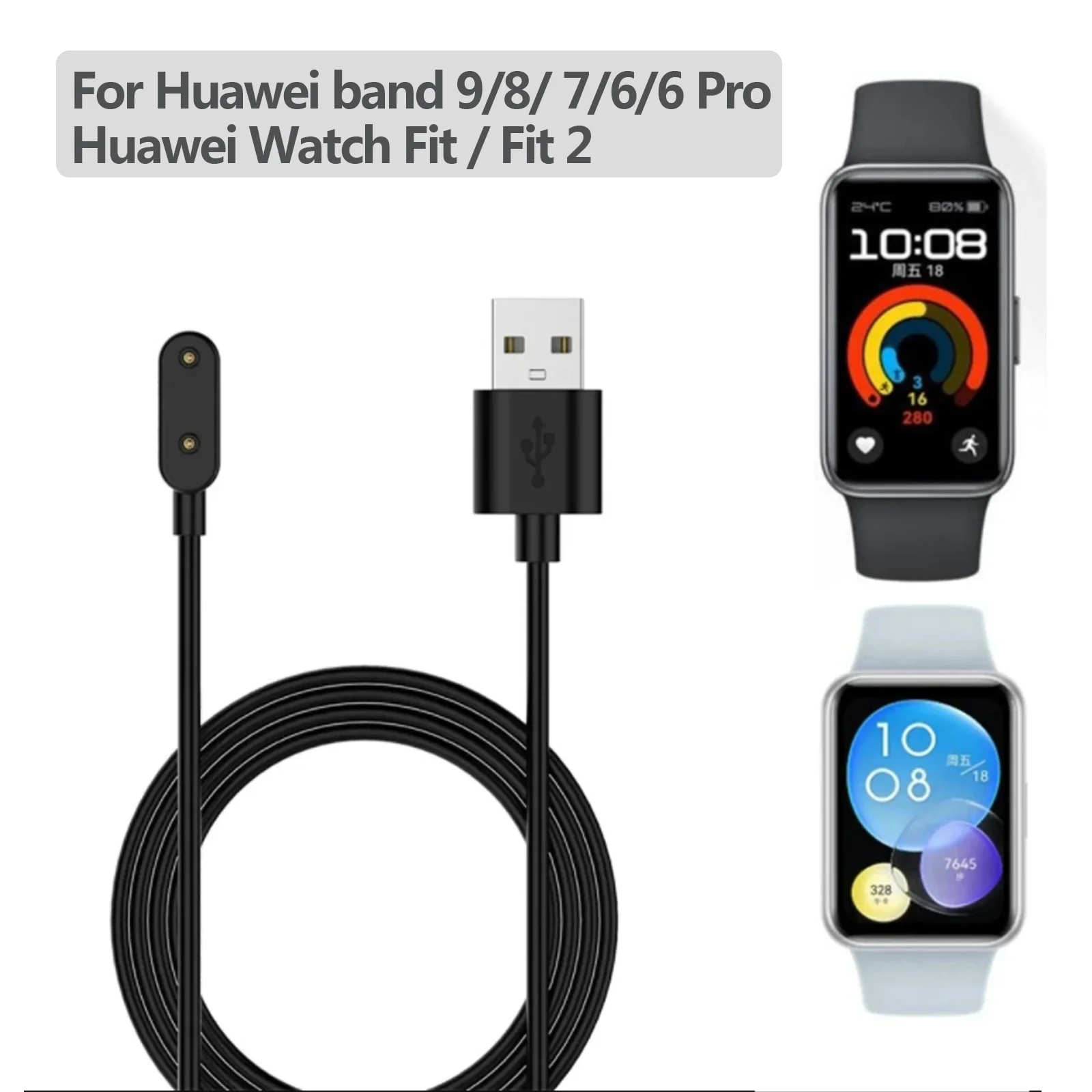 Ladekabel für Huawei Band 9/8/7/6/6pro Netzteil für Huawei Uhr fit 2/fit Uhr Kabel Lade zubehör Image