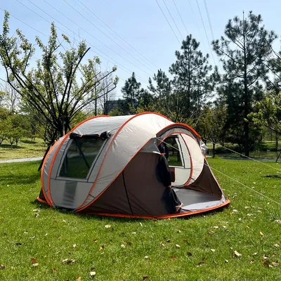 Automatisches Pop-up-Zelt für 5–8 Personen, wasserdichtes Camping-Bootszelt, tragbares Outdoor-Zelt, geeignet für Camping- und Wanderreisen