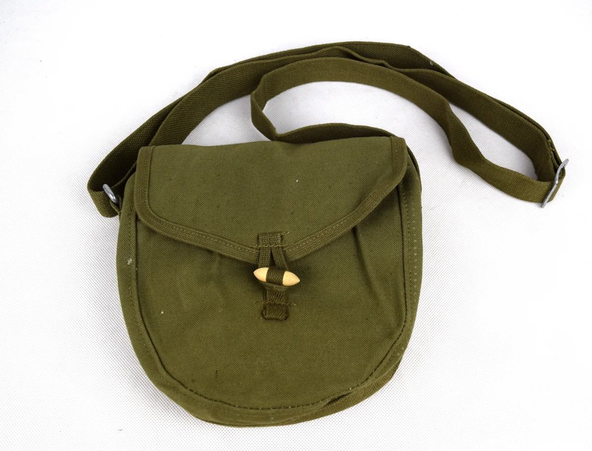 Vietnam Kriegszeit Überschuss chinesische Armee Typ 56 Drum Mag Pouch Mag Image