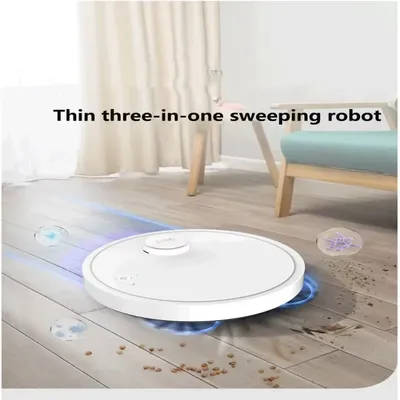 NEUER automatischer Roboter-Staubsauger 3-in-1 Smart Wireless Kehren Nass- und Trockenreinigungsmaschine Ultradünne Reinigungsmaschine Wischen Smart Home Image