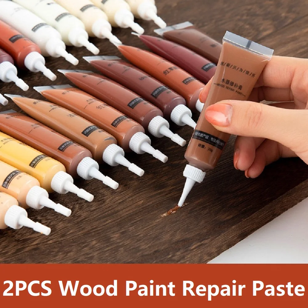 2/1PCS Holz Reparatur Paste Kitt Reparatur Füllstoff Beschichtung Füllstoff für Holz Boden Farbe Füllen Fix Holz möbel Tür Reparatur Dichtungs Paste