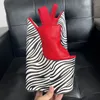 Olomm handgemachte Frauen Sommer Plattform Panto letten Sandalen Keile High Heels Peep Toe elegante schwarze Zebra Freizeit schuhe uns plus Größe 5-15