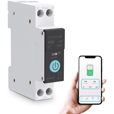 Ej.life - Sonew Leitungsschutzschalter für die Hutschiene, Smart wifi Switch Home Circuit Breakers, Image
