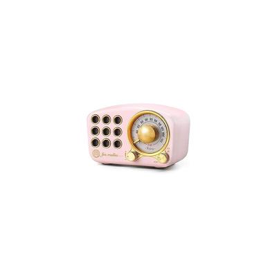 Retro Bluetooth Lautsprecher FM Vintage Radio mit Lautstärke, starke Bassverstärkung, Bluetooth 5.0