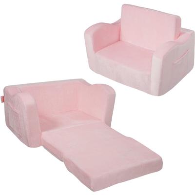 Kindersofa 2 in 1 umwandelbares Kindersofa zum Liegestuhl, ausklappbarer Kindersofa-Sessel, Image