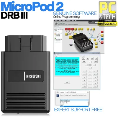 2020 V17.04.27 Multi-Languages Online Programming MicroPod2 Professional Diagnostic for Chrysler