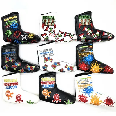 oretra Golf Putter Cover - Magnetic Blade Mallet Putter Cover - Putt for Dough Golf Club Covers for