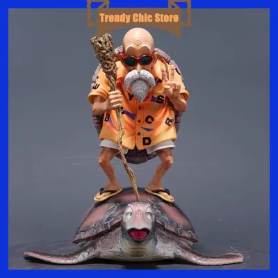 In Stock 26cm Anime Dragon Ball Kame Sennin Figure Master Roshi Figurine Pvc Statue Action Figures Collection Model Toys Gifts