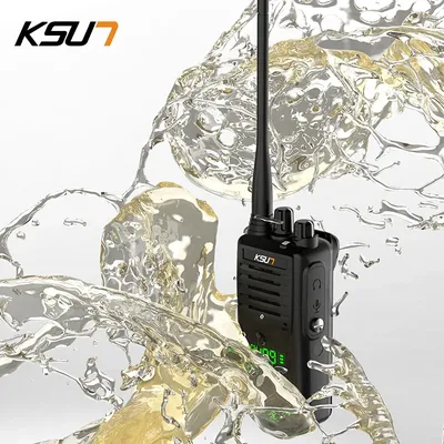 Waterproof Profesional Long Range VHF Walkie Talkie 1pcs Amateur Radio Station IP68 For Fishing