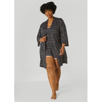Plus Size Paris Dreams Hearts 3 Pc Set