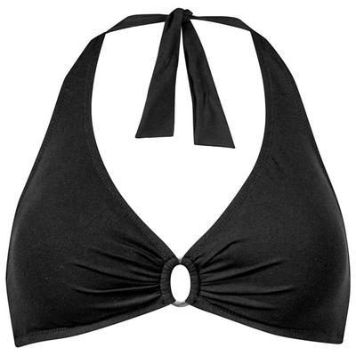 Lidea - Women's The Core Bikini Top Neck Halter - Bikini-Top Gr 42 - Cup: A schwarz Image