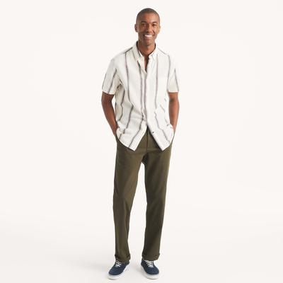 Nautica Men's Classic Fit Deck Pant Olive, 36x34
