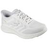 Slip-On Sneaker SKECHERS "GO WALK NOW-PAYTON", Herren, Gr. 43, grau (weiß, hellgrau), Textil, sportlich, Schuhe, Trainingsschuh, Schnürschuh mit Handsfree Slip-ins