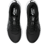 Laufschuh ASICS "JOLT 5", Gr. 44, schwarz-weiß (schwarz, weiß), Textil, sportlich, Schuhe