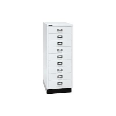 Bisley Schubladenschrank Multidrawers 39er Serie A3 9 Schübe verkehrsweiß Image