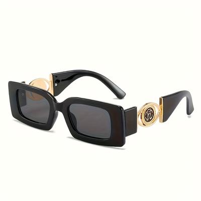 TEMU Casual Square Women Leopard Casual Vintage Lovely Personality Classic Elegant Fashion Glasses Summer For Party Decoration Party Women's Gift Image