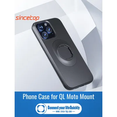 Quad-style Moto/Bicycle/Motorcycle/Bike Case for iPhone 17/16/15/14/13/12/11 Pro/Xs/Max fit Phone Holder with Lock-in Design