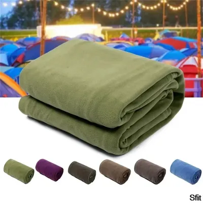 Ultra-light Fleece Sleeping Bag Camping Mat Travel Blanket Camping Tarp Under Tent Insulated Picnic Blanket Camping Tent Travel