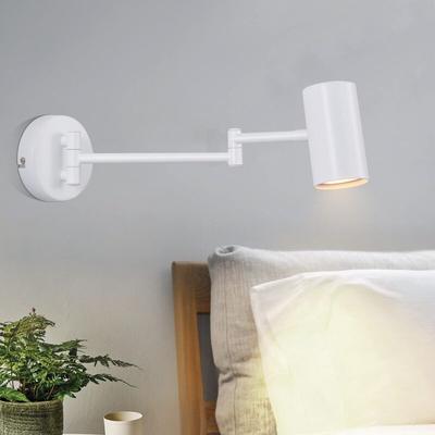 GBLY Wandleuchte Innen Wandlampe GU10 - Schlafzimmerlampe Wandstrahler Wandleuchten Modern Weiß Image