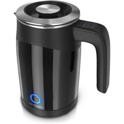 Arendo Wasserkocher 0,5 l, 1100 W, Edelstahl Single Reisewasserkocher Mini, Temperatureinstellung, Image