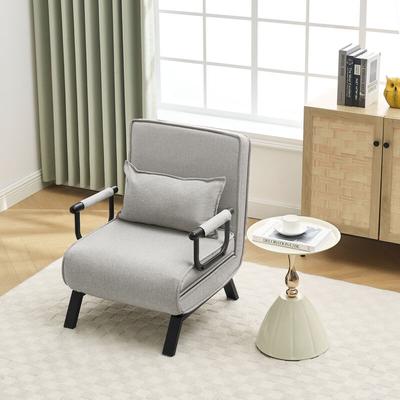 3 in 1 Schlafsessel mit Bettfunktion, klappbares Schlafsofa mit Verstellbarer Rückenlehne, Image