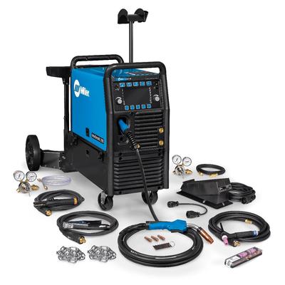 Miller Multimatic 255 Pulsed Multiprocess Welder w/Running Gear and TIG Kit