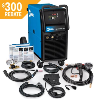 Miller Syncrowave 210 TIG/Stick Welder Package with Spoolmate 150