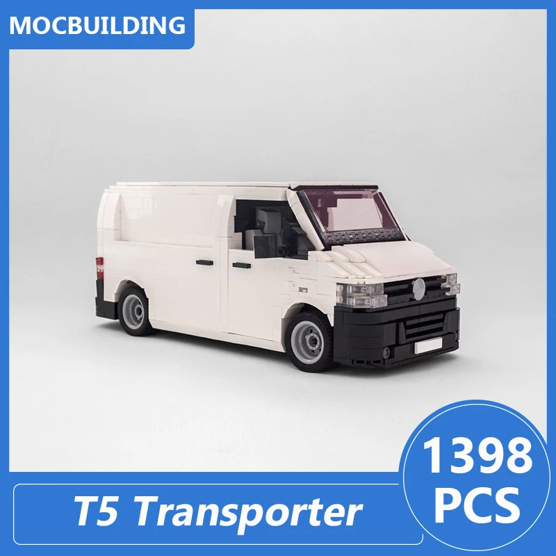T5 Transporter Modell Moc Bausteine Diy Montieren Ziegel Autos Transport Pädagogisches Kreative Weihnachten Spielzeug Geschenke 1398PCS Image
