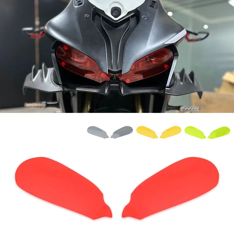 Motorrad Acryl Front Scheinwerfer Schutz Kopf Licht Objektiv Abdeckung Schutz Fit Für SRK600RS SRK800 SRK 600 RS SRK800 Image