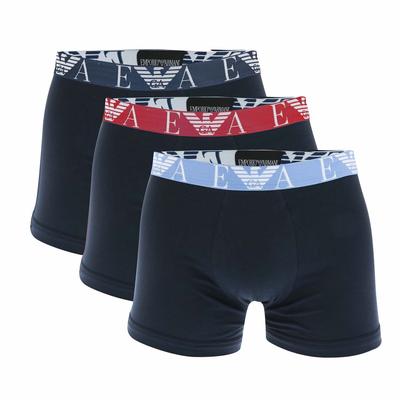 Herren Emporio Armani 3er-Pack Boxershorts in Marineblau Image